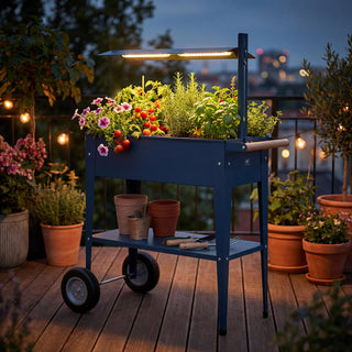 Carrello Urban Garden Tavolo di coltivazione + Lampada di crescita