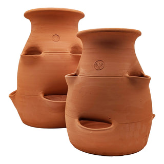 Vaso per fragole in terracotta