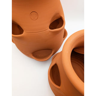 Vaso per fragole in terracotta