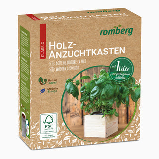 Box di coltivazione S in legno incl. fibra di cocco (1L)