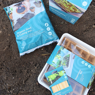 Orto rialzato Eco (incl. 30 vasetti in torba)