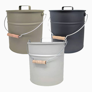 Secchio in metallo 12L incl. coperchio