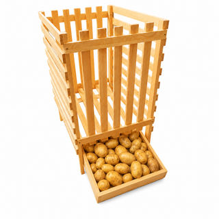 Cassa per patate in legno 50kg