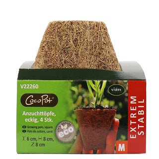 Vasetti in cocco 8x8cm quadrati (4)