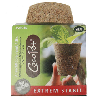 Vasetti in cocco 8cm rotondi (4)