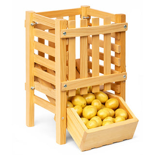 Cassa per patate in legno 10kg