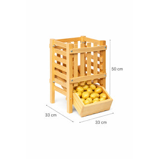 Cassa per patate in legno 10kg
