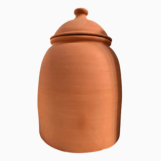 Vaso da forzatura in terracotta + coperchio (53cm)