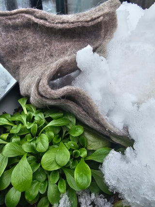 Nastro avvolgente per telo pacciamatura in lana