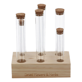 Tubetti per fiori ed erbe aromatiche in legno L