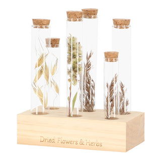 Tubetti per fiori ed erbe aromatiche in legno L