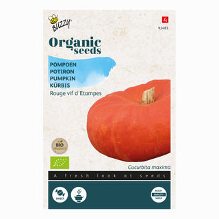 Buzzy Organic Pompoen Rode van Etampes 92483