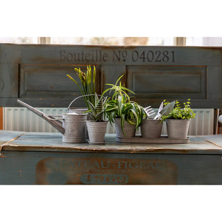 Plantenpot Zink ∅9cm