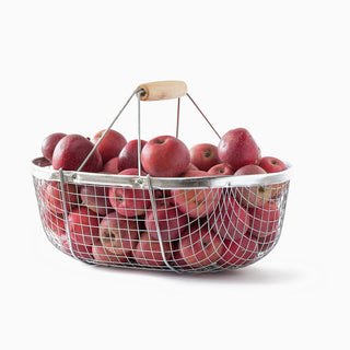 Cestino in filo metallico per raccolta 30L