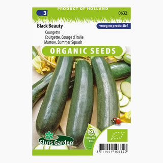 Sluis Garden Courgette - Black Beauty SL0632