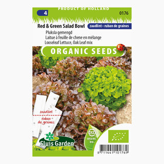 Sluis Garden Pluksla Red Salad Bowl ((zaadlint)) SL0176
