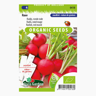 Sluis Garden Radijs ronde rode Raxe (zaadlint)