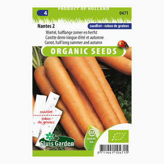 Sluis Garden Wortel Nantes 2 (zaadlint)